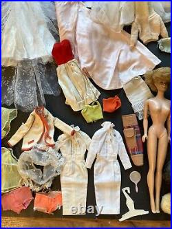 TLC Lot Vintage Mattel Barbie Ken Skipper Midge Dolls/Clothes/Accessories 1960's
