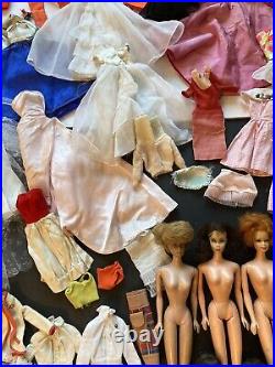 TLC Lot Vintage Mattel Barbie Ken Skipper Midge Dolls/Clothes/Accessories 1960's