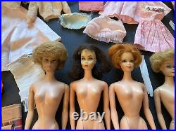 TLC Lot Vintage Mattel Barbie Ken Skipper Midge Dolls/Clothes/Accessories 1960's