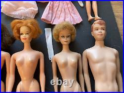 TLC Lot Vintage Mattel Barbie Ken Skipper Midge Dolls/Clothes/Accessories 1960's