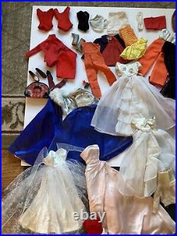 TLC Lot Vintage Mattel Barbie Ken Skipper Midge Dolls/Clothes/Accessories 1960's