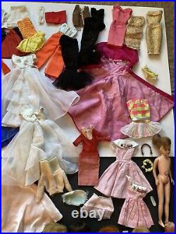 TLC Lot Vintage Mattel Barbie Ken Skipper Midge Dolls/Clothes/Accessories 1960's