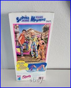 TWO Vintage Hasbro 1993 Surprise Jeans Sindy & Paul Dolls NRFB