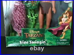 Tarzan Doll and Jane Doll Disney Vine Swingin' Gift Set Movie NRFB PG Lot 2
