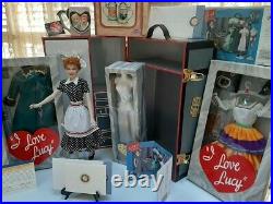 The Franklin Mint I Love LUCY Doll TRUNK Gift Set Doll, 6 Ensembles, 11 Items