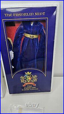The Franklin Mint Lady Guinevere Vinyl Fashion Doll NFRB Outfit Wardrobe NOS