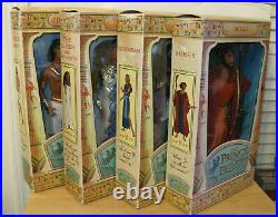 The Prince of Egypt 11 Doll Collection Set of 4 Moses Queen Tzipporah NIP