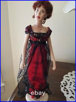 Titanic Franklin Mint Rose Doll, Safe, 13 Outfits, Trunk New