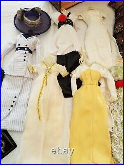 Titanic Franklin Mint Rose Doll, Safe, 13 Outfits, Trunk New