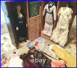 Titanic Rose Doll, Trunk, Safe, Necklace, 8 Outfits, COA's see description