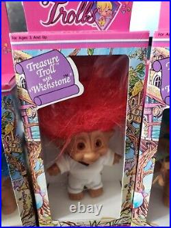 Treasure Troll With Wishstone Ace Novelty Company Vintage New In Box Collection
