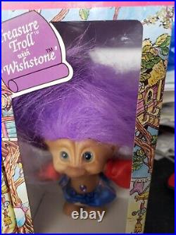 Treasure Troll With Wishstone Ace Novelty Company Vintage New In Box Collection