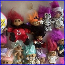 Troll Dolls Massive Lot Of 89 Collectible RUSS 1970s- 1990s 12-2 Specialties