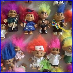 Troll Dolls Massive Lot Of 89 Collectible RUSS 1970s- 1990s 12-2 Specialties
