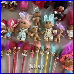 Troll Dolls Massive Lot Of 89 Collectible RUSS 1970s- 1990s 12-2 Specialties