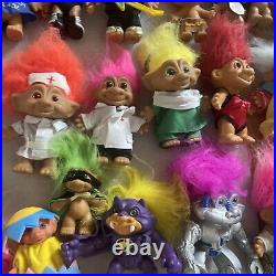 Troll Dolls Massive Lot Of 89 Collectible RUSS 1970s- 1990s 12-2 Specialties