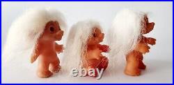 Troll dolls vintage lot 1980s Thomas Dam denmark collectibles dolls HIGHLY RARE