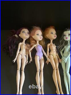 Used doll lot mixed, Monster High, Ever After High, And Mini Dolls