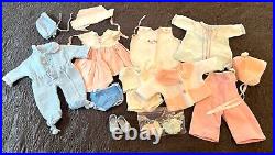 VTG 1958 American Character BLUE Dress 16 RARE Brunette Baby Doll Tiny Tears