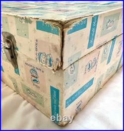 VTG 1960 RARE American Character 19 Tiny Tears BRUNETTE 27 pc Baby Doll + Trunk
