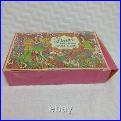 VTG 70s Diana Dolls Topper Dawn Clones with Case & 30+ Pcs of Clothes TLC Read