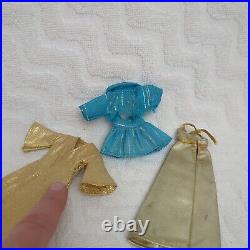 VTG 70s Diana Dolls Topper Dawn Clones with Case & 30+ Pcs of Clothes TLC Read