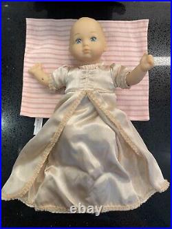 VTG American Girl Doll Felicity's Baby Sister POLLY Cradle Mattress Blanket Hat
