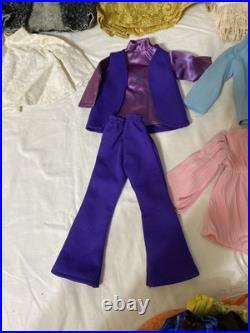 VTG Beautiful Crissy Doll LOT 1 Doll, Vinyl Fashion Tote Case & MANY CLOTHES