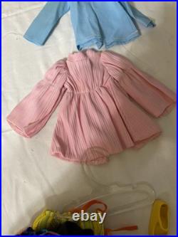 VTG Beautiful Crissy Doll LOT 1 Doll, Vinyl Fashion Tote Case & MANY CLOTHES
