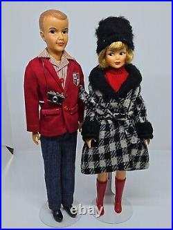 VTG IDEAL Grown Up TAMMY Doll #9959 Winter Weather/ Brother TED Doll- WOW FIND
