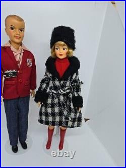 VTG IDEAL Grown Up TAMMY Doll #9959 Winter Weather/ Brother TED Doll- WOW FIND