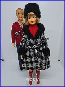 VTG IDEAL Grown Up TAMMY Doll #9959 Winter Weather/ Brother TED Doll- WOW FIND