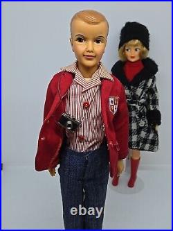 VTG IDEAL Grown Up TAMMY Doll #9959 Winter Weather/ Brother TED Doll- WOW FIND