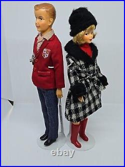 VTG IDEAL Grown Up TAMMY Doll #9959 Winter Weather/ Brother TED Doll- WOW FIND