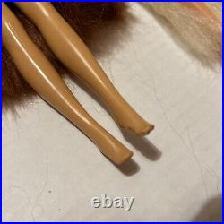 VTG Mattel Totally Hair Glitter Barbie Doll Lot Blonde Brunette Uncut Redhead