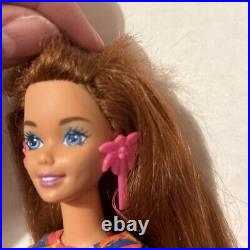 VTG Mattel Totally Hair Glitter Barbie Doll Lot Blonde Brunette Uncut Redhead