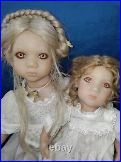 VTG & RARE. Freeke & Bebe By Annette Himstedt 1997 Vinyl Dolls. MINT/BOX