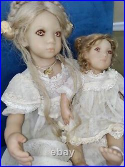 VTG & RARE. Freeke & Bebe By Annette Himstedt 1997 Vinyl Dolls. MINT/BOX