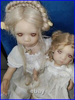 VTG & RARE. Freeke & Bebe By Annette Himstedt 1997 Vinyl Dolls. MINT/BOX