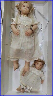 VTG & RARE. Freeke & Bebe By Annette Himstedt 1997 Vinyl Dolls. MINT/BOX