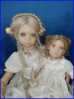 VTG & RARE. Freeke & Bebe By Annette Himstedt 1997 Vinyl Dolls. MINT/BOX