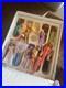 Vintage 15 CPG Doll Lot With Clothes & Accessories And Carrier