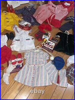 Vintage 18 American Girl Doll Molly McIntire Pleasant Company Huge Lot Doll +