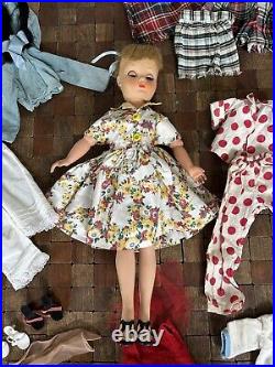 Vintage 1950's 19 Horsman Doll And Original Clothing Lot