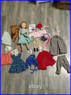 Vintage 1950s IDEAL MISS REVLON DOLL VT-18 18 Blonde Dress Outfit Accessory Lot