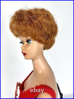 Vintage 1960 Titian Bubble Cut Barbie Doll Ken Lot TM Japan Clothes 1960s W Case