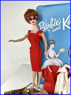 Vintage 1960 Titian Bubble Cut Barbie Doll Ken Lot TM Japan Clothes 1960s W Case