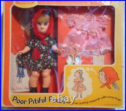 Vintage 1960's Horsman Poor Pitiful Pearl Doll /w Box vinyl 11