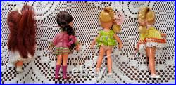Vintage 1960's Liddle Kiddle's Dolls & Liddle Kiddle Clone Dolls Lot of 6