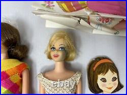 Vintage 1960's Mattel Barbie Lot Marlo PJ Casey Paper Dolls